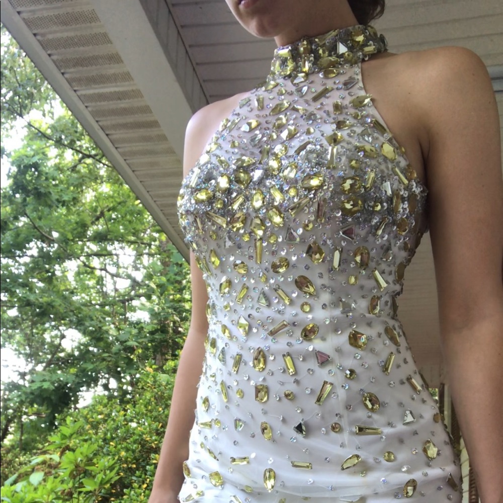 Sexy High Neck Short Formal Dress (WORN ONCE!!)